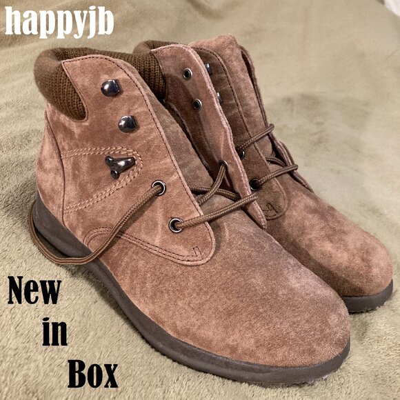 NIB Vintage Boston Accent Sport Leather Boots Size 8.5M - Picture 3 of 15